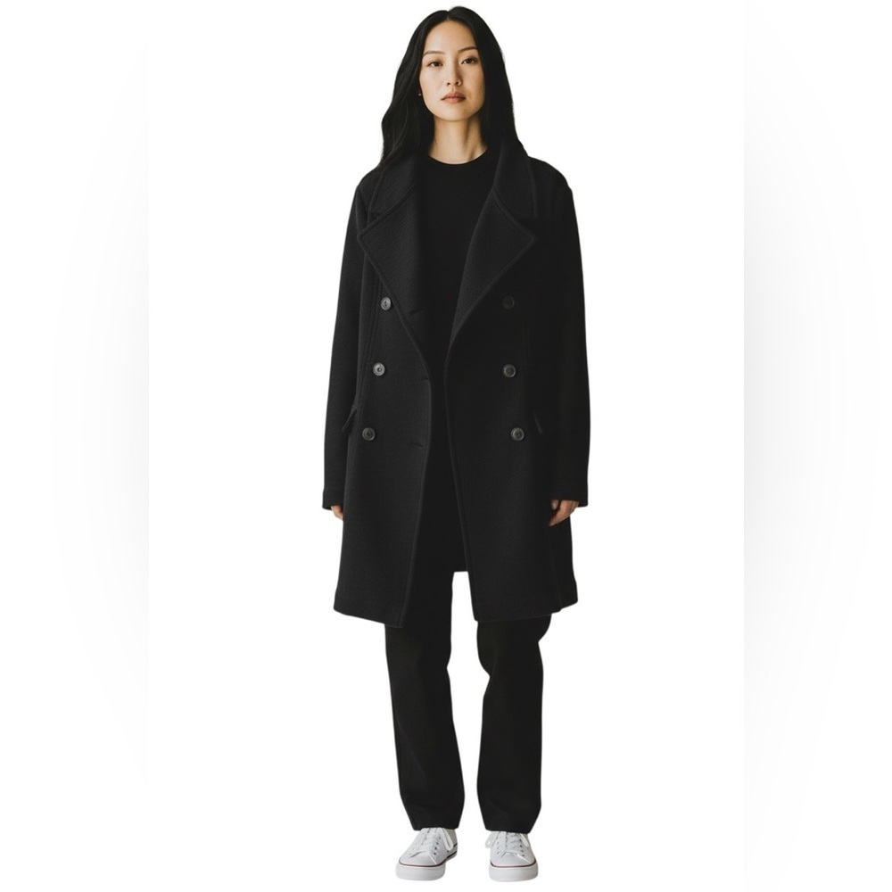 Cabi Love Carol Collection Women Black Peacoat Size M